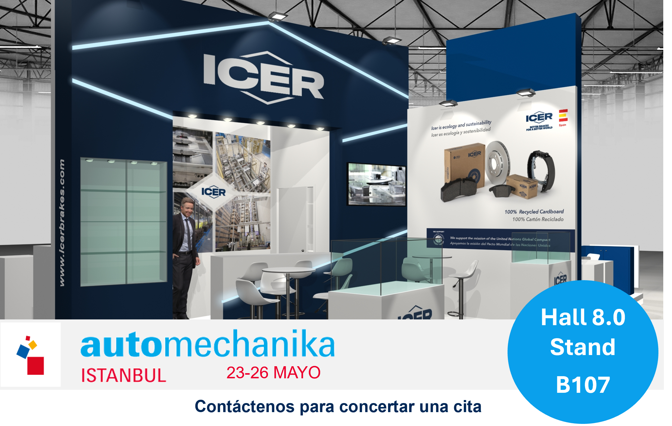  ¡Visítenos en Automechanika Estambul 2024! 