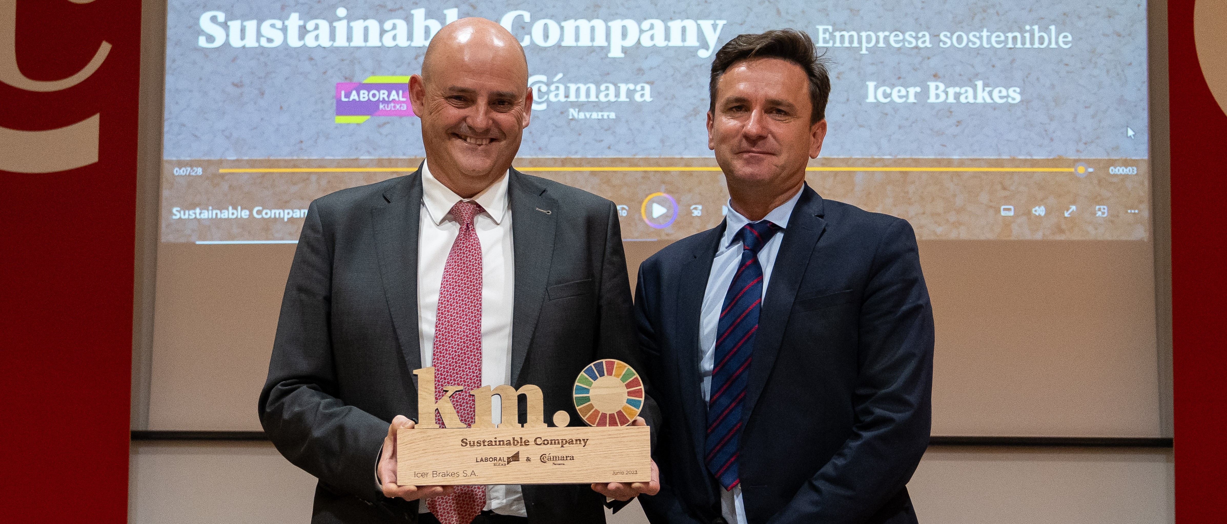 Icer Brakes recibe el premio Empresa Sostenible 2023 
